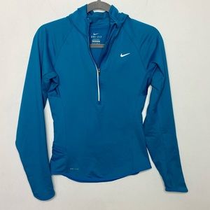 Nike Dri Fit Turquoise Blue Pullover Size XS